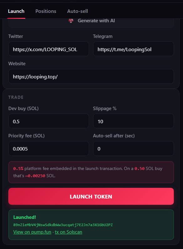Launched
